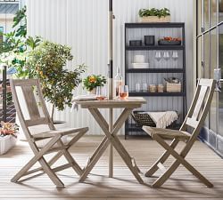 Indio Eucalyptus Folding Outdoor Bistro Chair