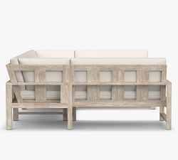 Indio Eucalyptus 5-Piece Loveseat Outdoor Sectional (105&quot;)