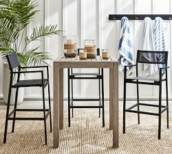 Fiji Metal &amp; Mesh Outdoor Bar Stool