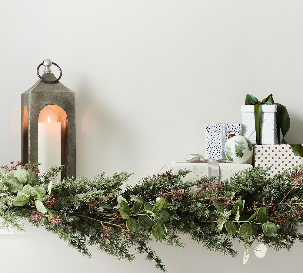 Faux Eucalyptus &amp; Pine Garland
