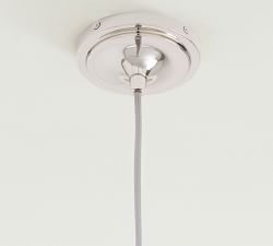 Vintage Glass Cord Pendant (9&quot;-11&quot;)