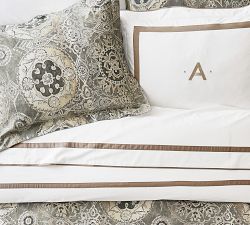 Jacquelyn Medallion Organic Sateen Duvet Cover