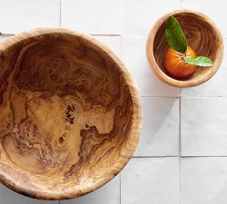 Olive Wood Salad Bowl