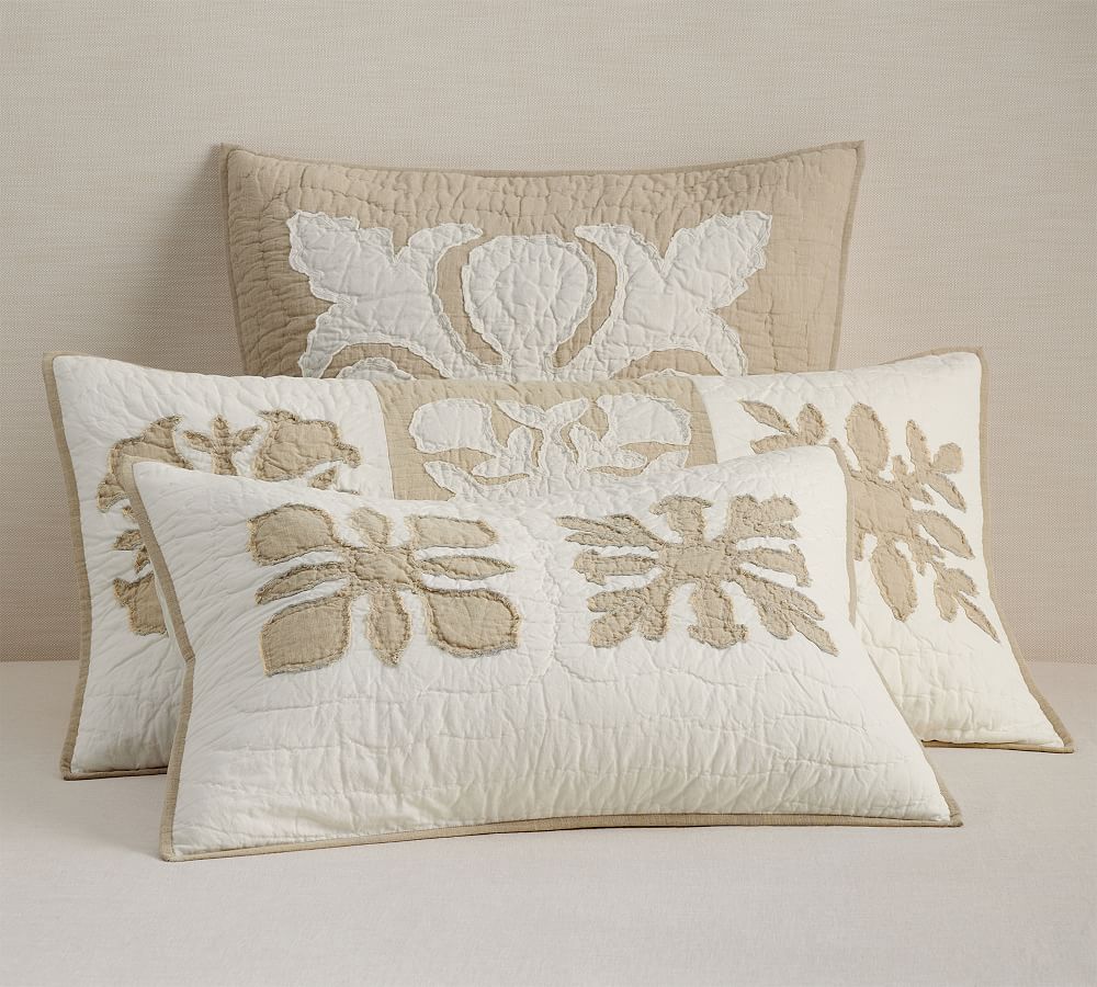 Aloha Handcrafted Cotton Patchwork Quilted Sham