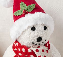 Arlene the Snowman Shaped Pillow