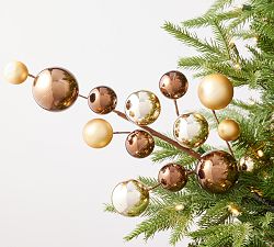 Copper Ornament Tree Pick