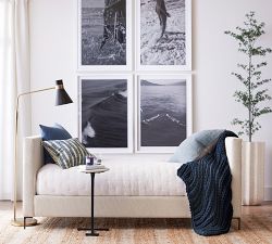 Jacquard Reversible Striped Pillow