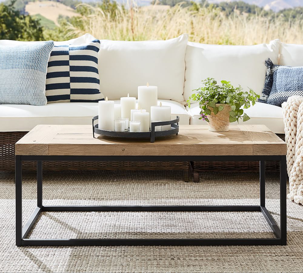 Malcolm 48&quot; Rectangular Outdoor Coffee Table