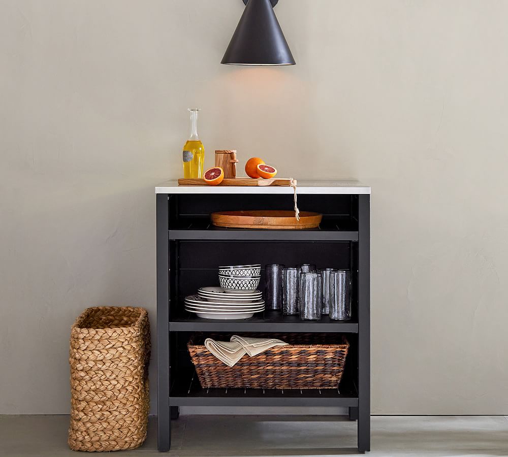 Malibu Metal Outdoor Kitchen Convertible Refrigerator Cabinet (29&quot;)