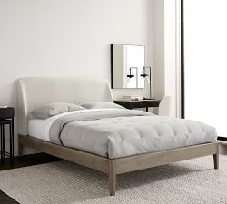 Layton Upholstered Platform Bed - Quick Ship