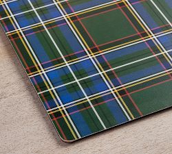 Stewart Plaid Cork Placemats - Set of 4