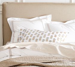 Wheaton Stripe Organic Percale Sheet Set