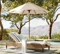 Hampton All-Weather Wicker Single Chaise