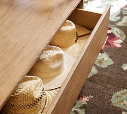 Heritage Farmhouse Entryway Storage Bench