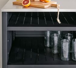 Malibu Metal Outdoor Kitchen Convertible Refrigerator Cabinet (29&quot;)