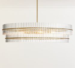 Mallory Crystal Round Chandelier (30&quot;-48&quot;)
