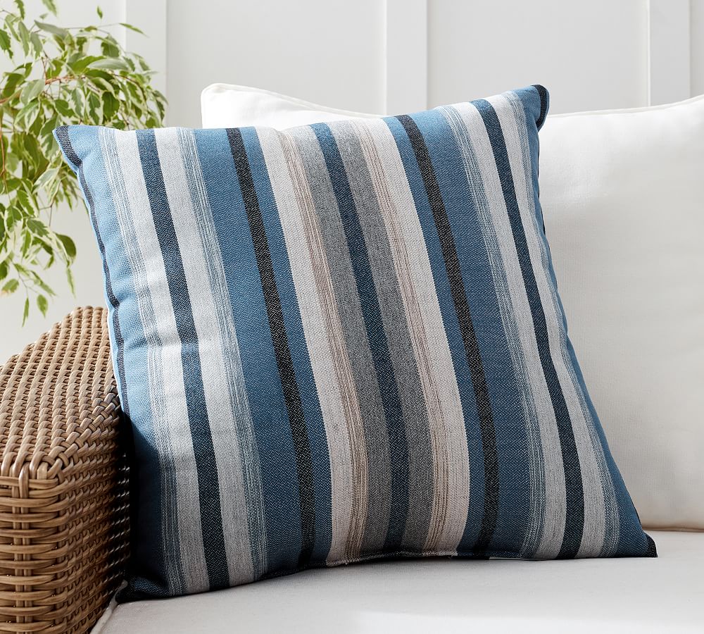 Sunbrella&#0174; Joel Striped Outdoor Pillow
