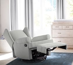 PB Wingback Manual &amp; Power Swivel Glider Recliner