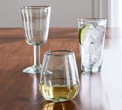 Open Box: Santino Handcrafted Recycled Wine Glasses