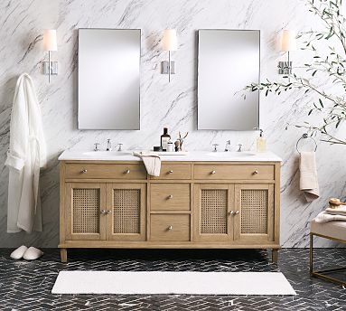 Two vanity bathroom discount