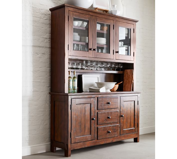 Benchwright Buffet Table Hutch Pottery Barn