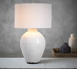 Bethany Round Ceramic Table Lamp (27&quot;)