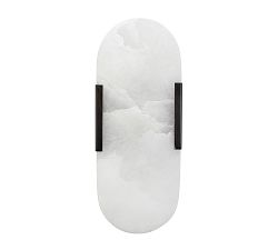 Calvin Alabaster Sconce (13&quot;')