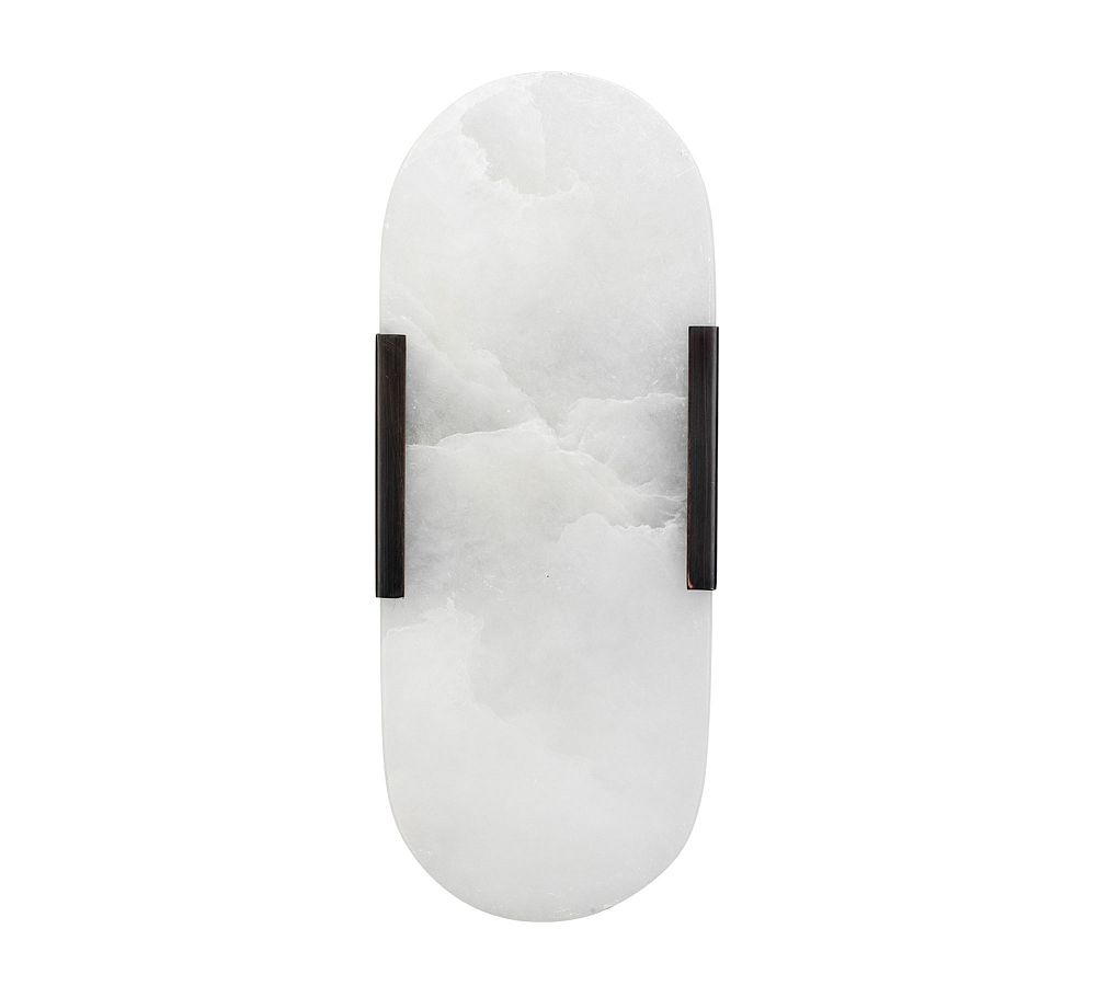 Calvin Alabaster Sconce (13&quot;')