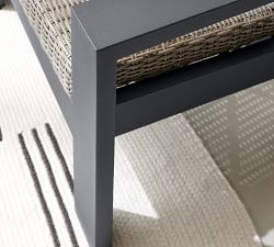Malibu Metal &amp; Wicker Grand Outdoor Sofa (97&quot;)