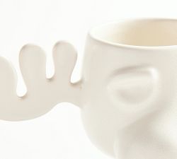 National Lampoon&rsquo;s Christmas Vacation&#8482; Moose Shaped Stoneware Mug