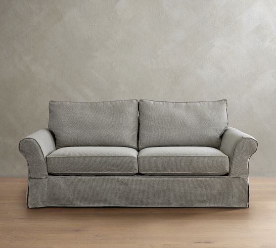 PB Comfort Roll Arm Slipcovered Sofa (68"-103")