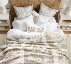 Aloha Handcrafted Cotton Patchwork Quilted Sham