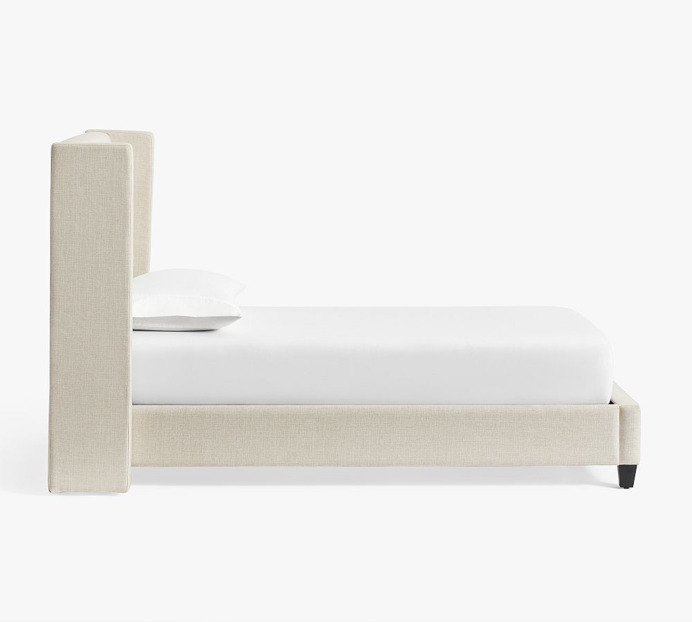 Elliot Shelter Upholstered Bed - Modern Design