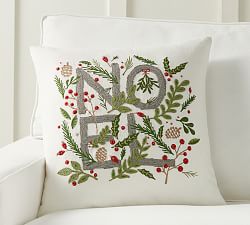 Festive Noel Pillow Cover