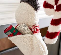 Cozy Teddy Archie the Snowman Stocking