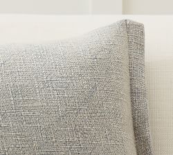 Fold Over Linen Pillow Cover