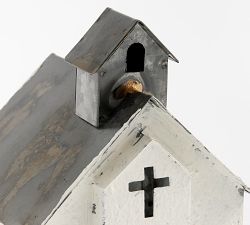 Handcrafted Metal Village Houses