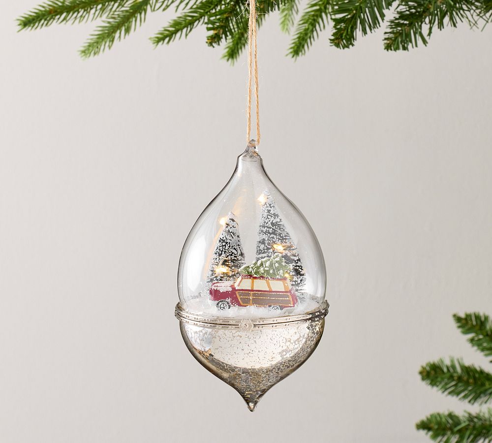 Lit Cloche Ornament