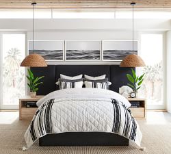 Black &amp; White Ocean Triptych Framed Prints - Set of 3