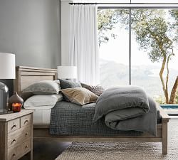 Belgian Flax Linen Handcrafted Basketweave Quilted Sham