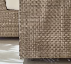 Belvedere Wicker Bunching Cube Outdoor Side Table (18&quot;)
