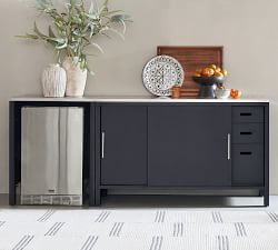 Malibu Metal Outdoor Kitchen Convertible Refrigerator Cabinet (29&quot;)