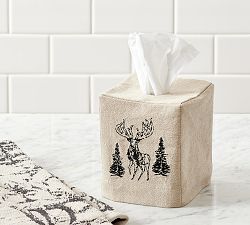 Rustic Forest Tissue Box Cover