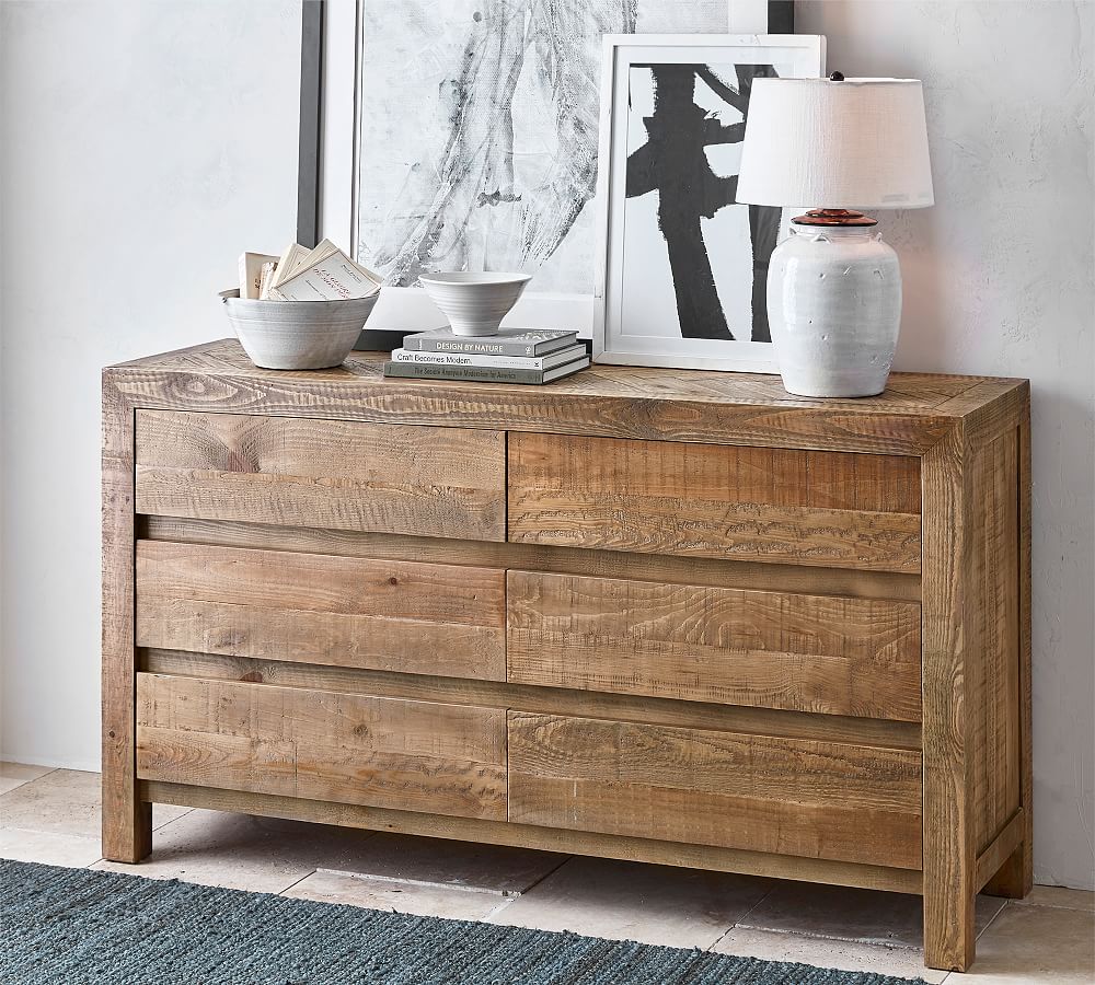 Hensley Reclaimed Wood 6-Drawer Dresser (65&quot;)