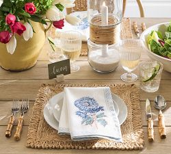Chrysanthemum Organic Cotton Napkins - Set of 4