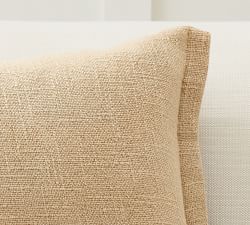 Fold Over Linen Pillow Cover