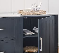 Indio Metal Outdoor Kitchen Two-Drawer &amp; Single-Door Cabinet (62&quot;)
