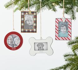 Dated Enamel Pet Frame Ornament