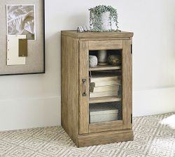 Printer's Single Glass Door Cabinet (16&quot;)