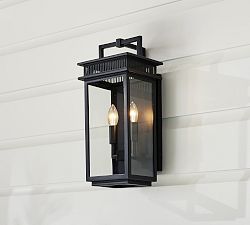 Hampshire Outdoor Metal Sconce (18&quot;-28&quot;)